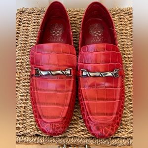 Vince Camuto Women’s Mock‎ Croc Loafers Size 8M